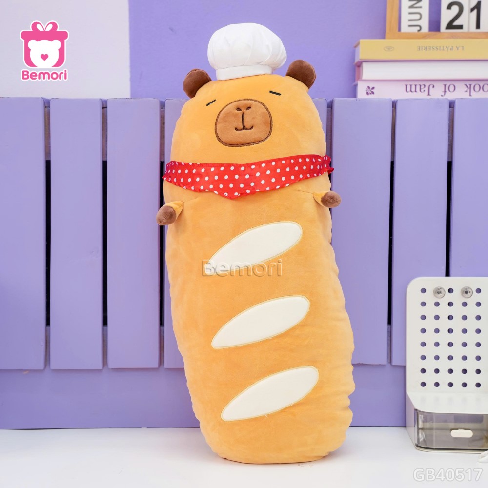Gấu Bông Capybara Bánh Mì Pháp
