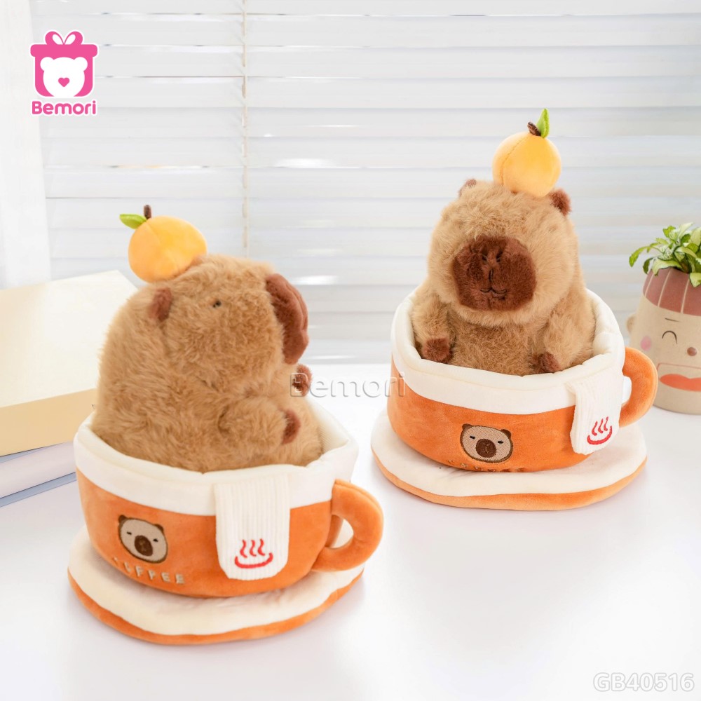 Gấu Bông Capybara Coffee