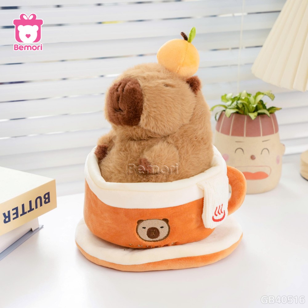 Gấu Bông Capybara Coffee