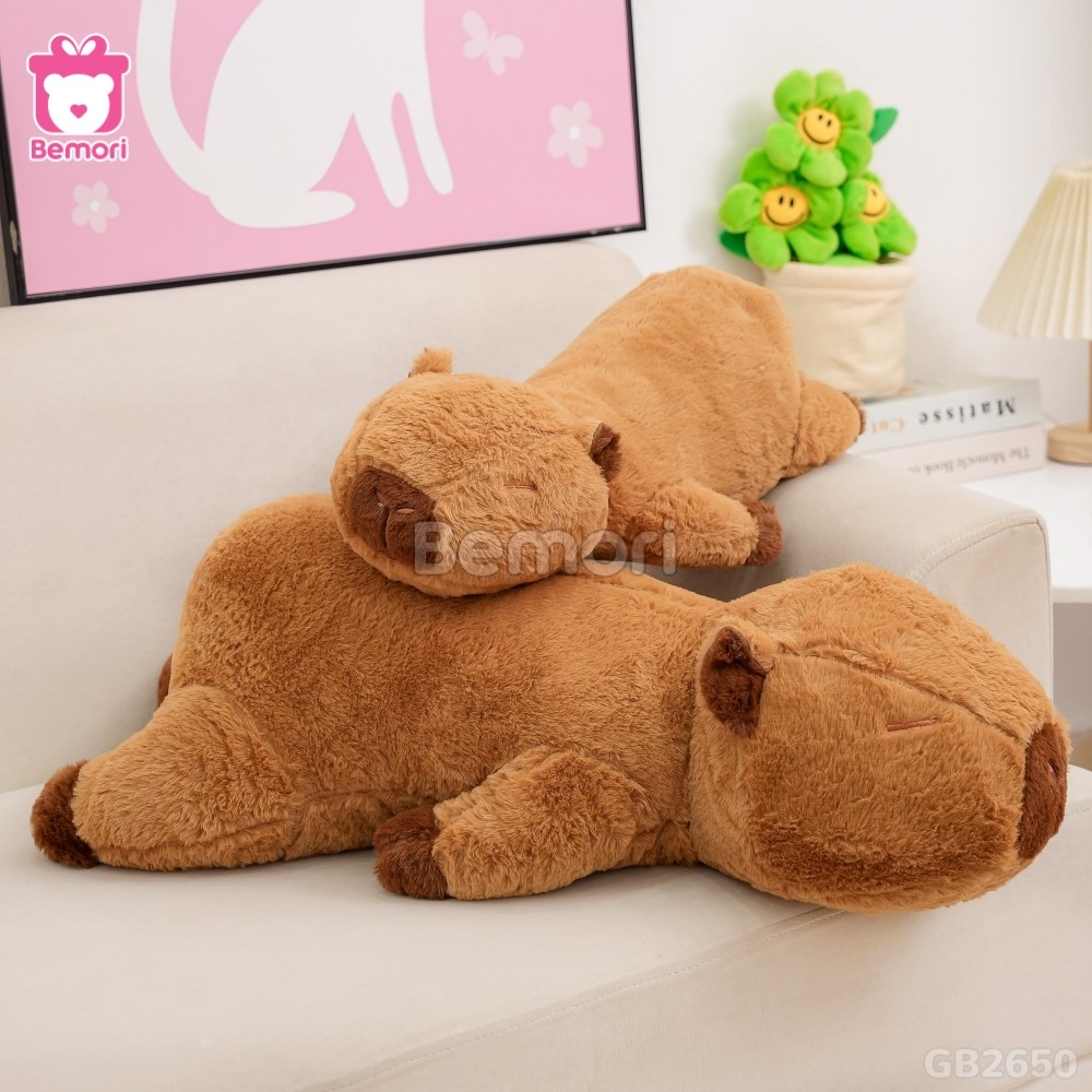 Gấu Bông Capybara Nằm
