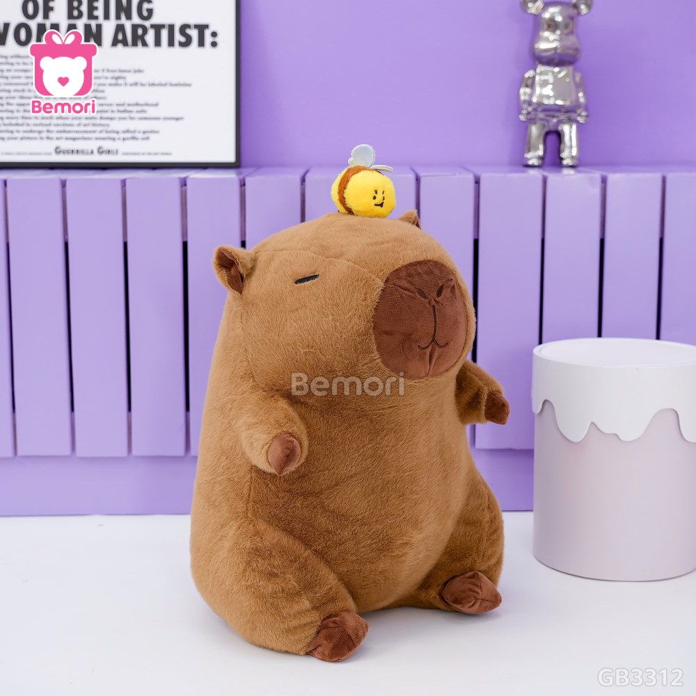 Gấu Bông Capybara Rút Ong mềm mại, êm ái