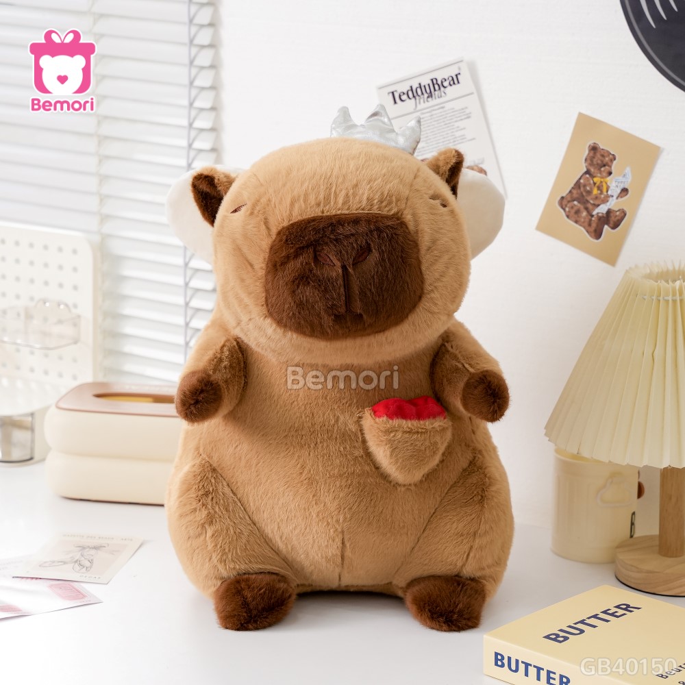 Gấu Bông Capybara Thiên Thần Ghi Âm