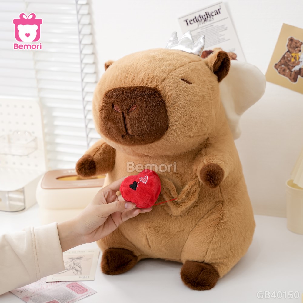 Gấu Bông Capybara Thiên Thần Ghi Âm