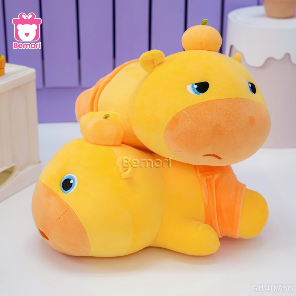 Gấu Bông Capy Lulu Nằm Biểu Cảm