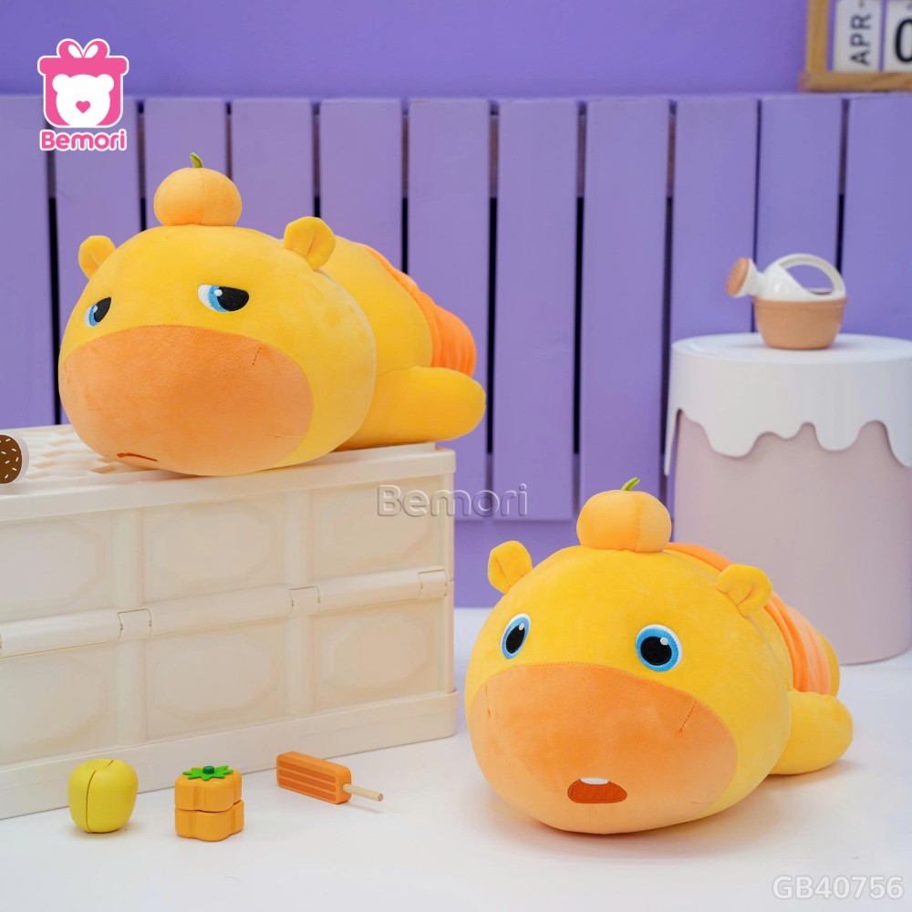 Gấu Bông Capy Lulu Nằm Biểu Cảm