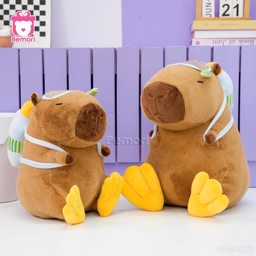 Gấu Bông Capybara Chân Vịt