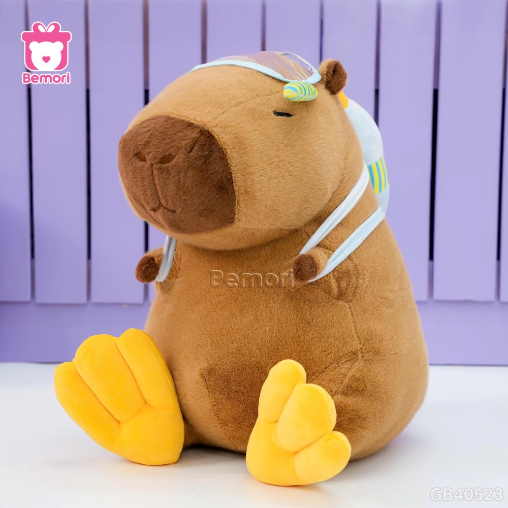 Gấu Bông Capybara Chân Vịt