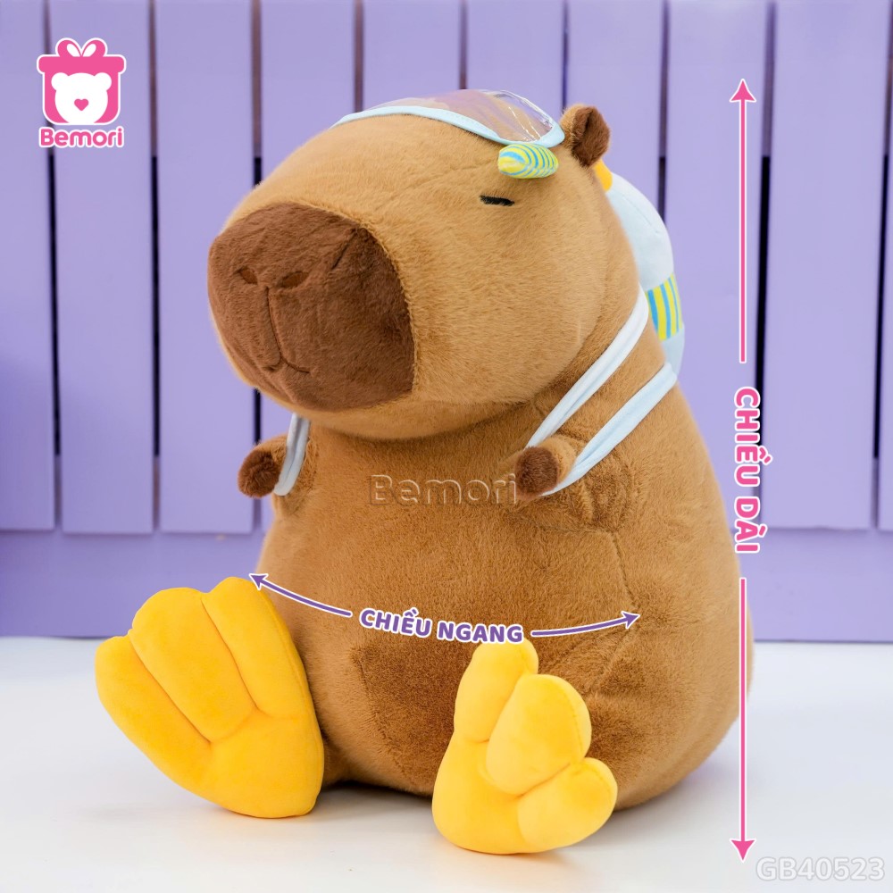 Gấu Bông Capybara Chân Vịt