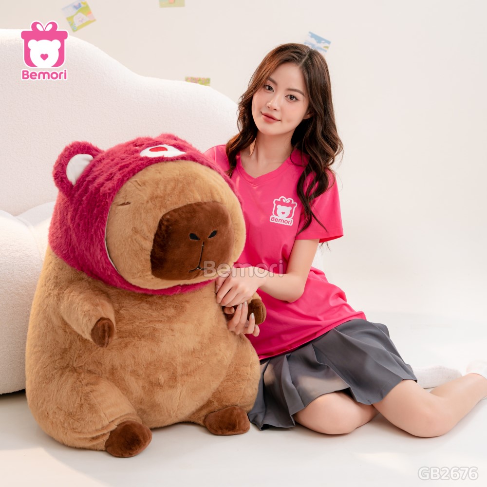 Gấu Bông Capybara Cosplay Lotso Bigsize