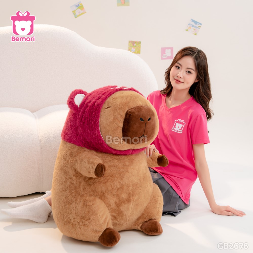 Gấu Bông Capybara Cosplay Lotso Bigsize