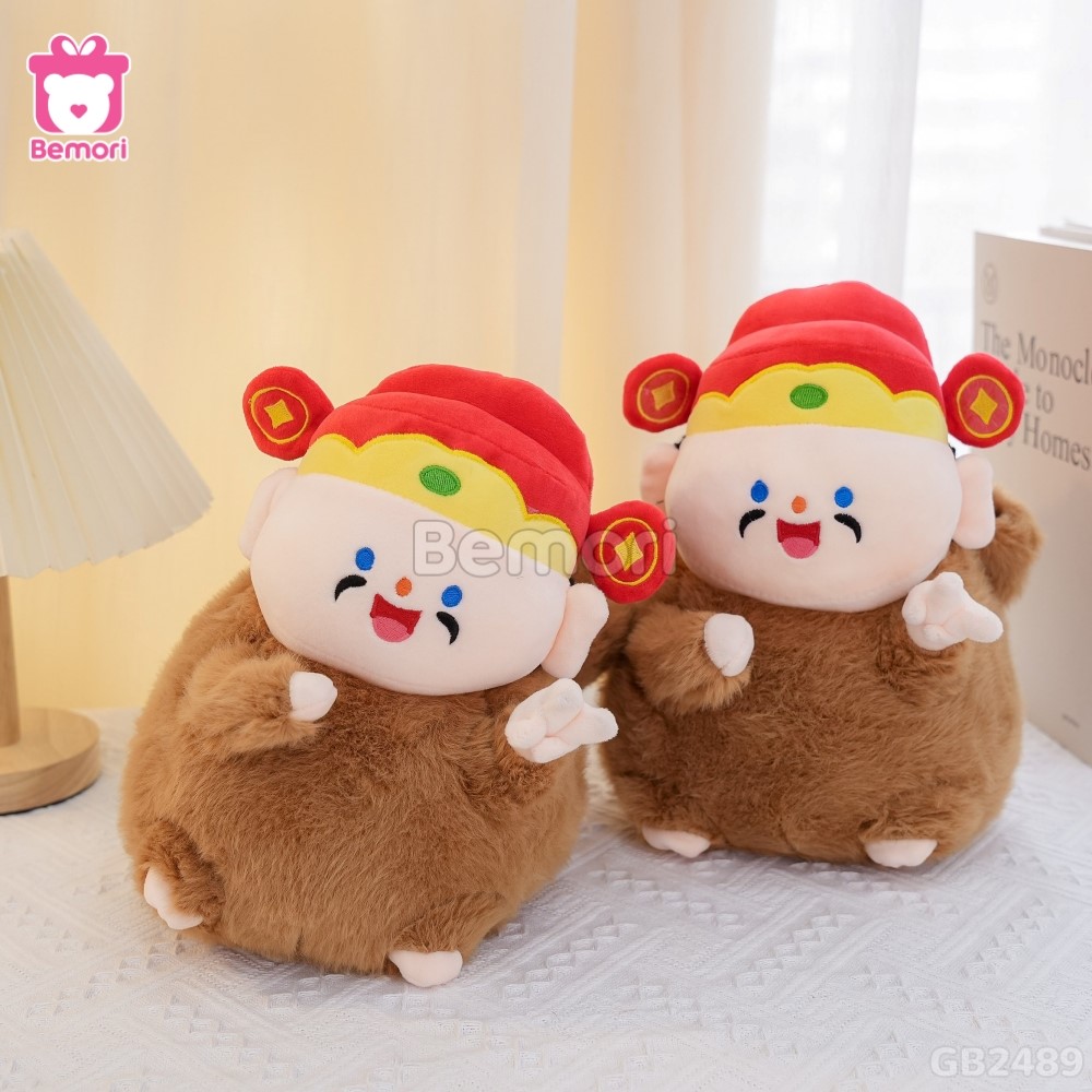 Gấu Bông Capybara Cosplay Thần Tài