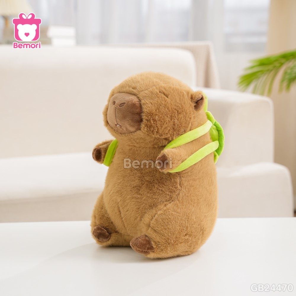 Mua Gấu Bông Capybara Đeo Túi Rùa tại Bemori