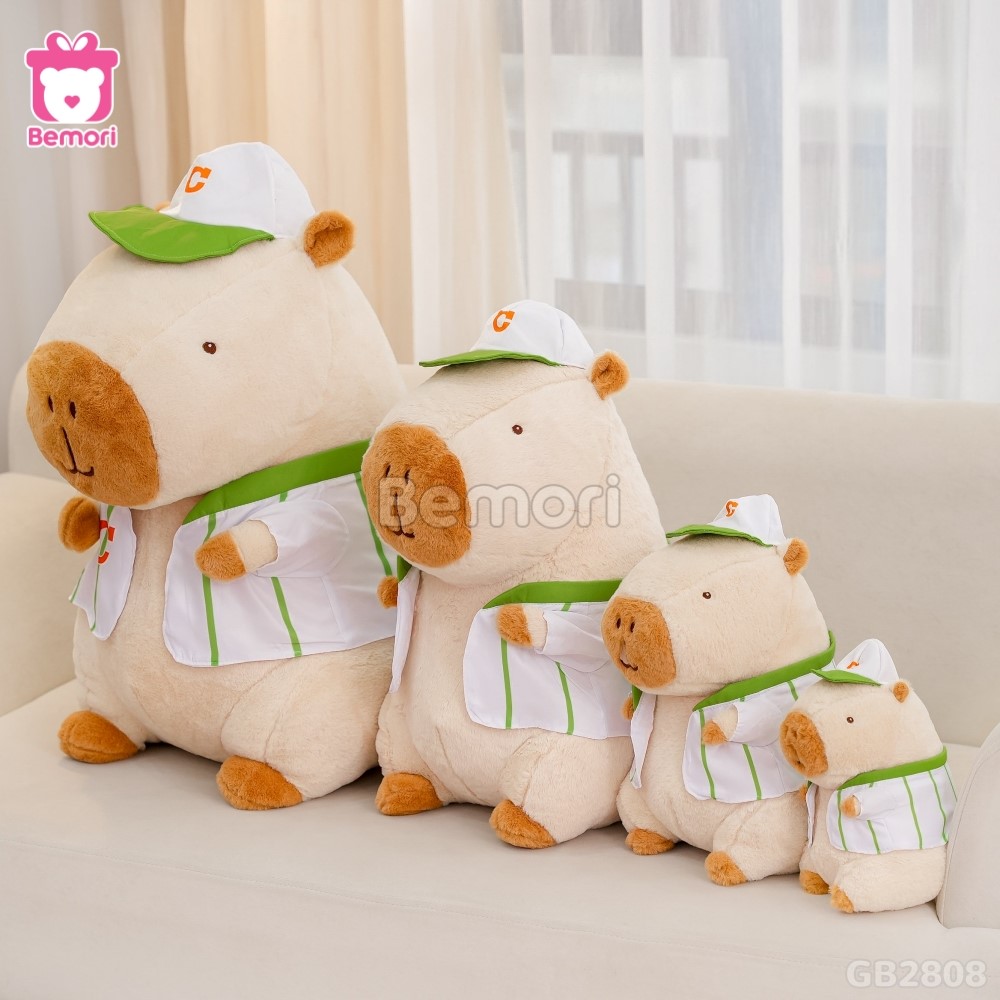 Gấu Bông Capybara Mặc Áo đa dạng kích thước