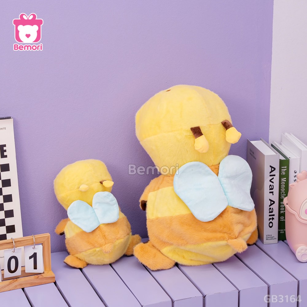 Gấu Bông Capybara Nằm 2 In 1 Ong vừa làm gối ôm, vừa làm gối nằm