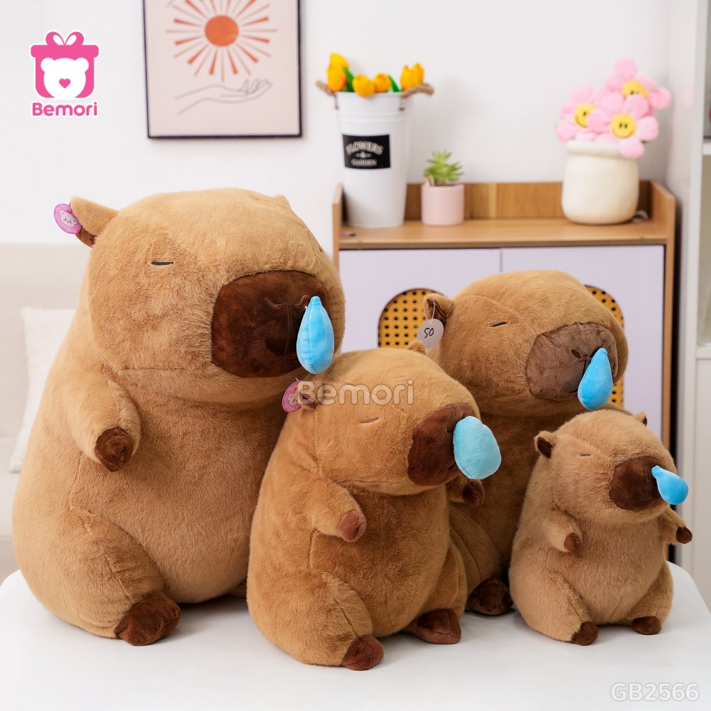 Gấu Bông Capybara Nước Mũi dễ thương, hot trend