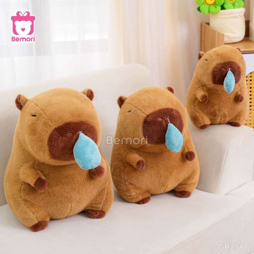 Gấu Bông Capybara Nước Mũi phù hợp làm quà tặng