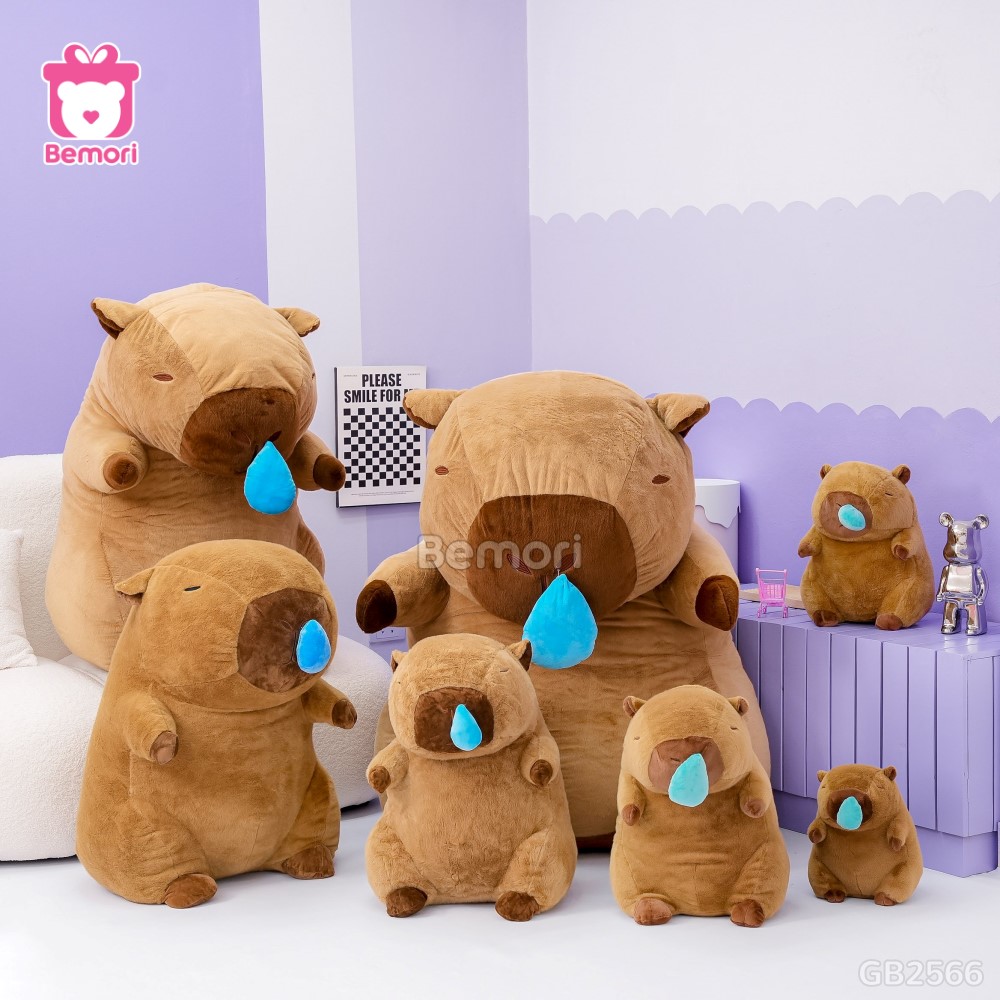 Gấu Bông Capybara Nước Mũi đa dạng kích thước cho bạn lựa chọn