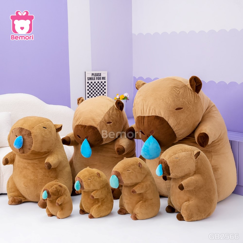 Gấu Bông Capybara Nước Mũi từ mini nhỏ xinh đến bigsize siêu to khổng lồ