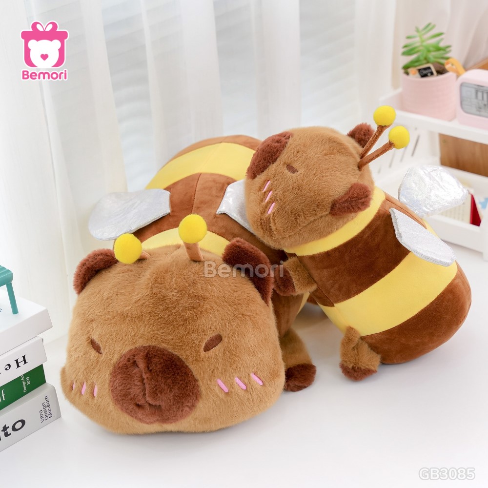 Gấu Bông Capybara Ong Nằm
