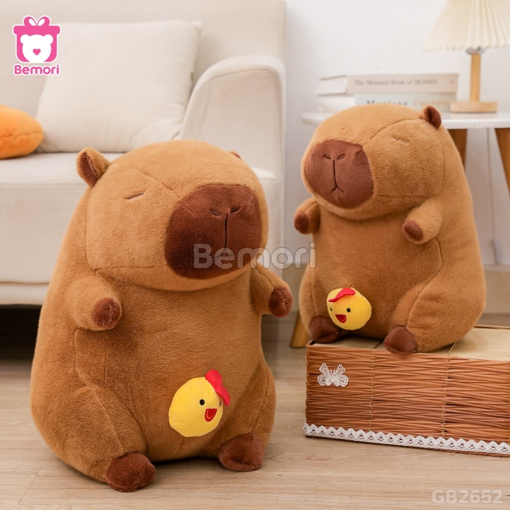 Gấu Bông Capybara Rút Gà đa dạng kích thước