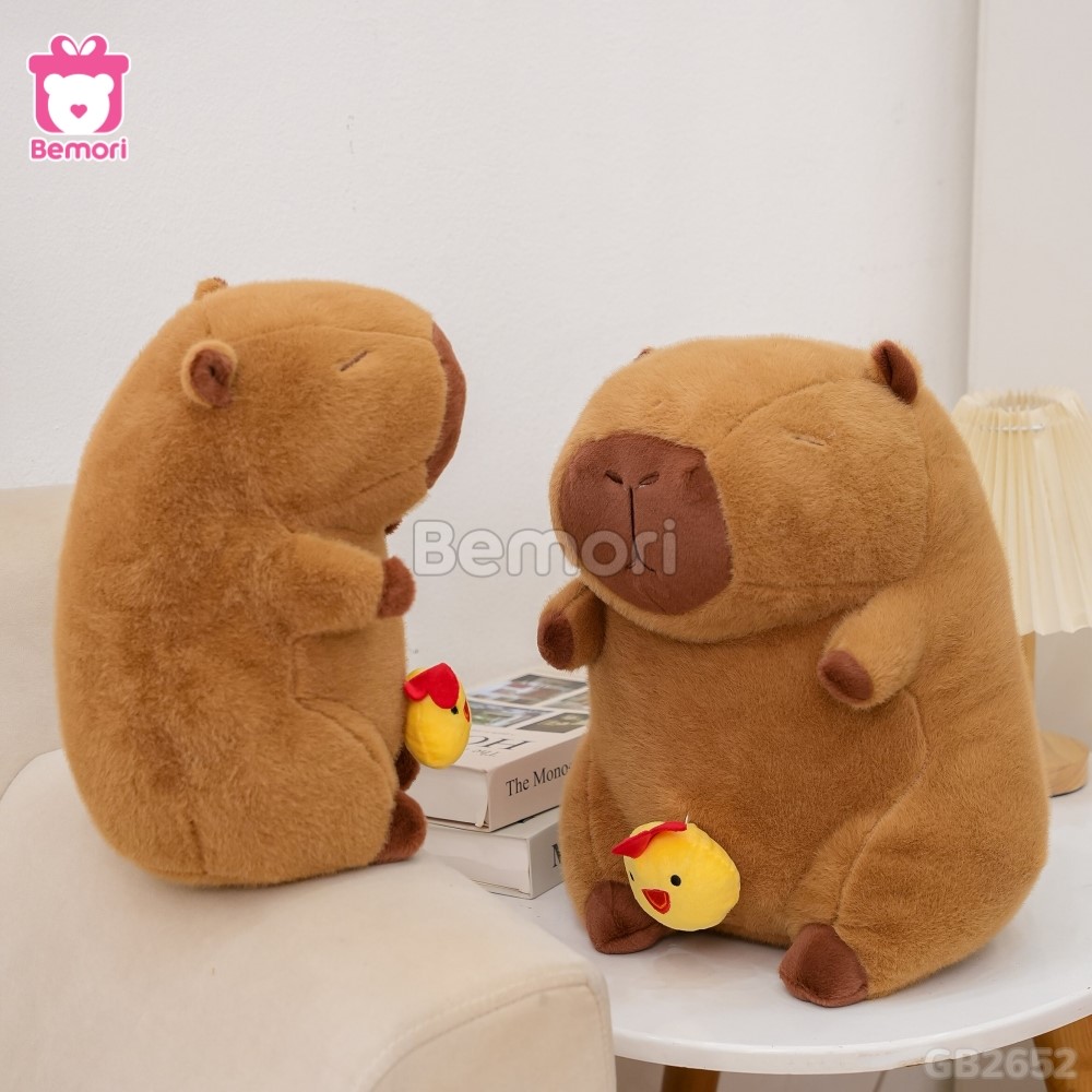 Gấu Bông Capybara Rút Gà ngộ nghĩnh