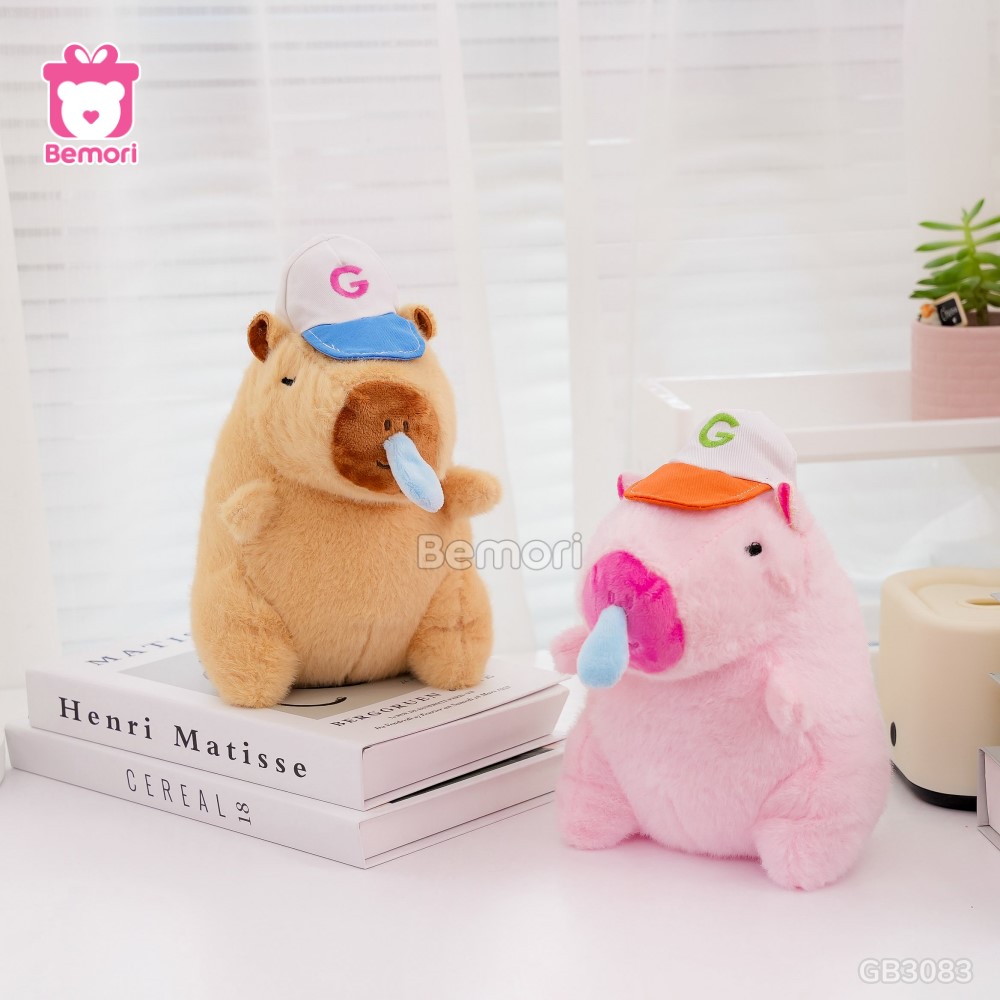 Gấu Bông Capybara Rút Nước Mũi Nhỏ