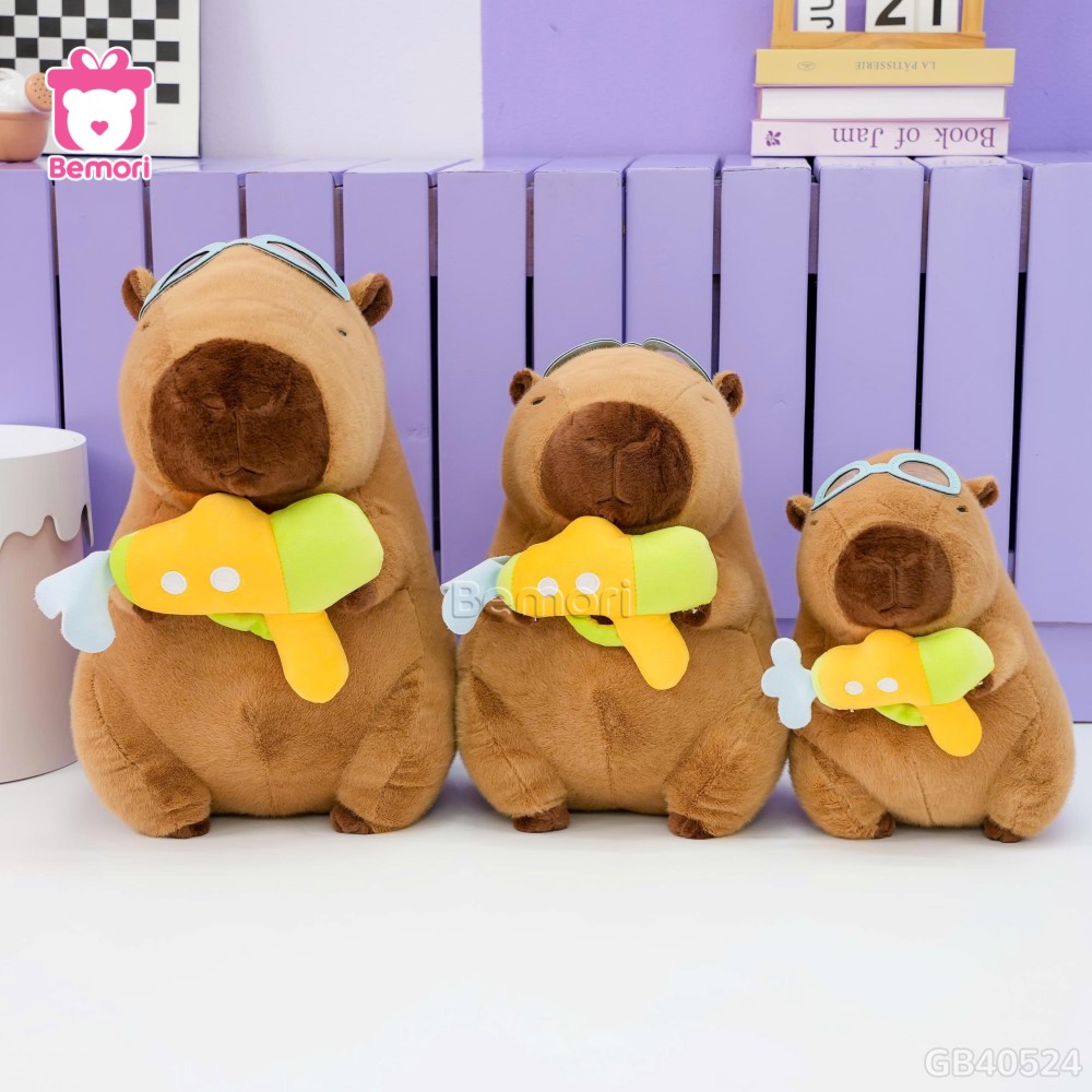 Gấu Bông Capybara Súng Nước