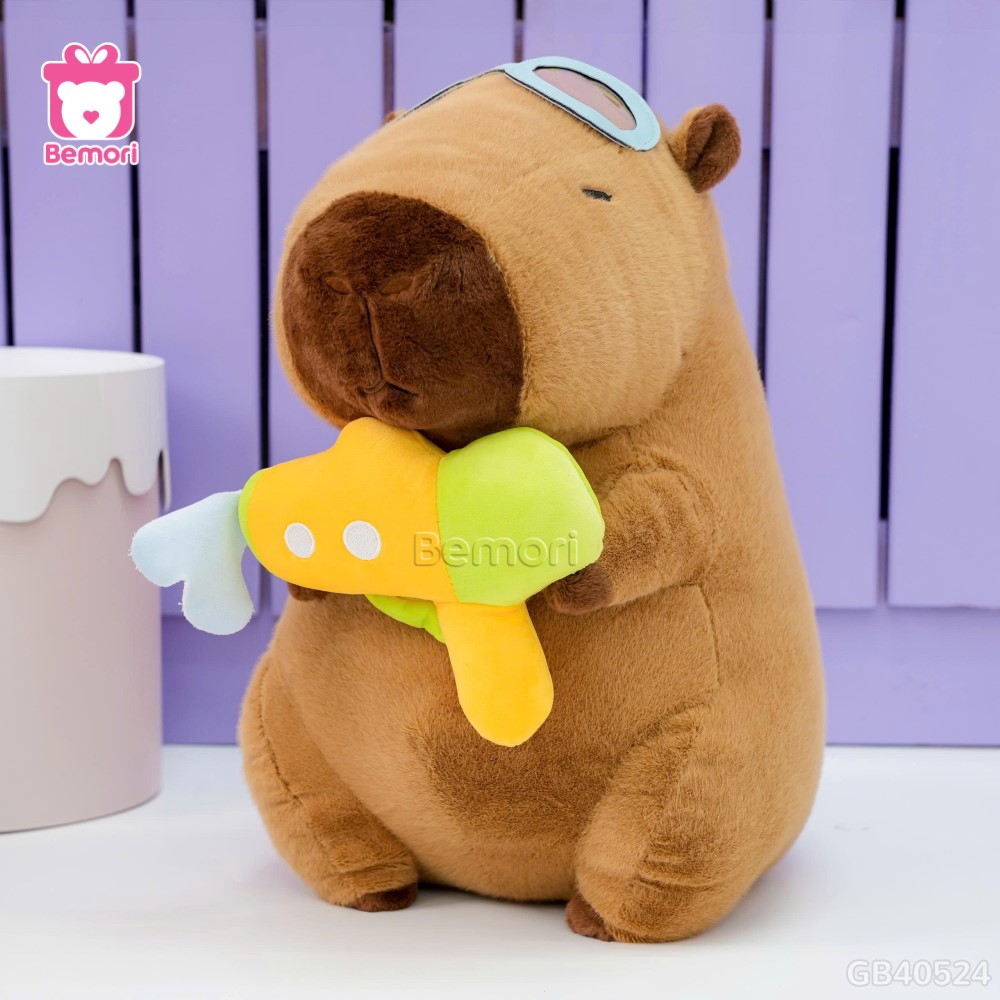 Gấu Bông Capybara Súng Nước