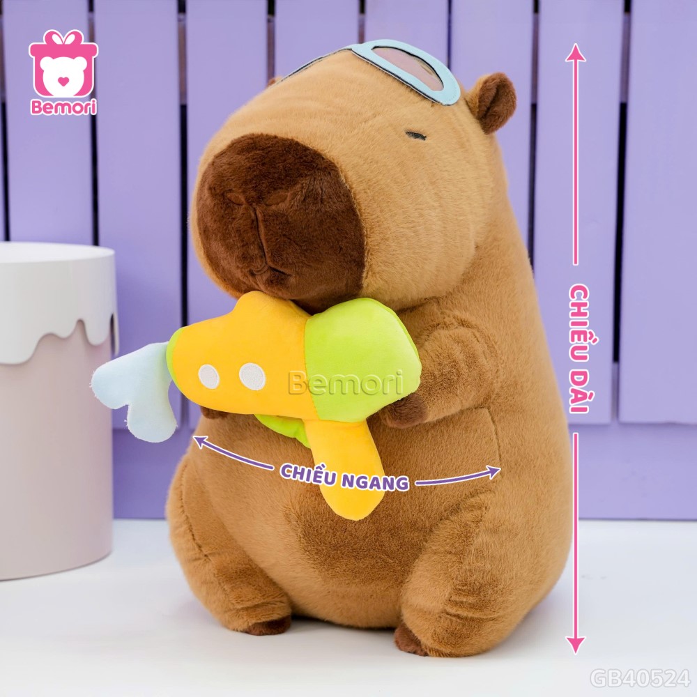 Gấu Bông Capybara Súng Nước