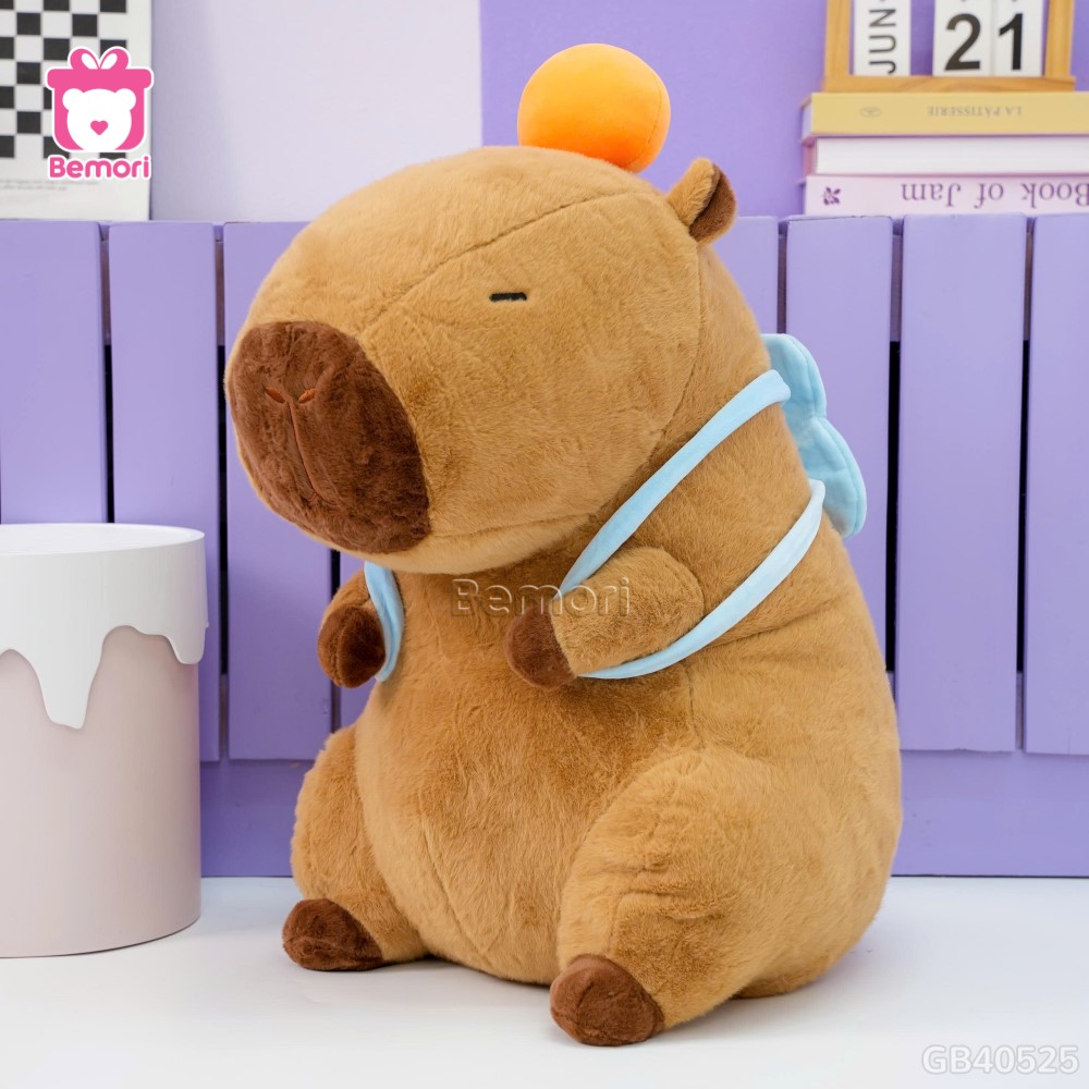 Gấu Bông Capybara Thể Thao Đeo Túi