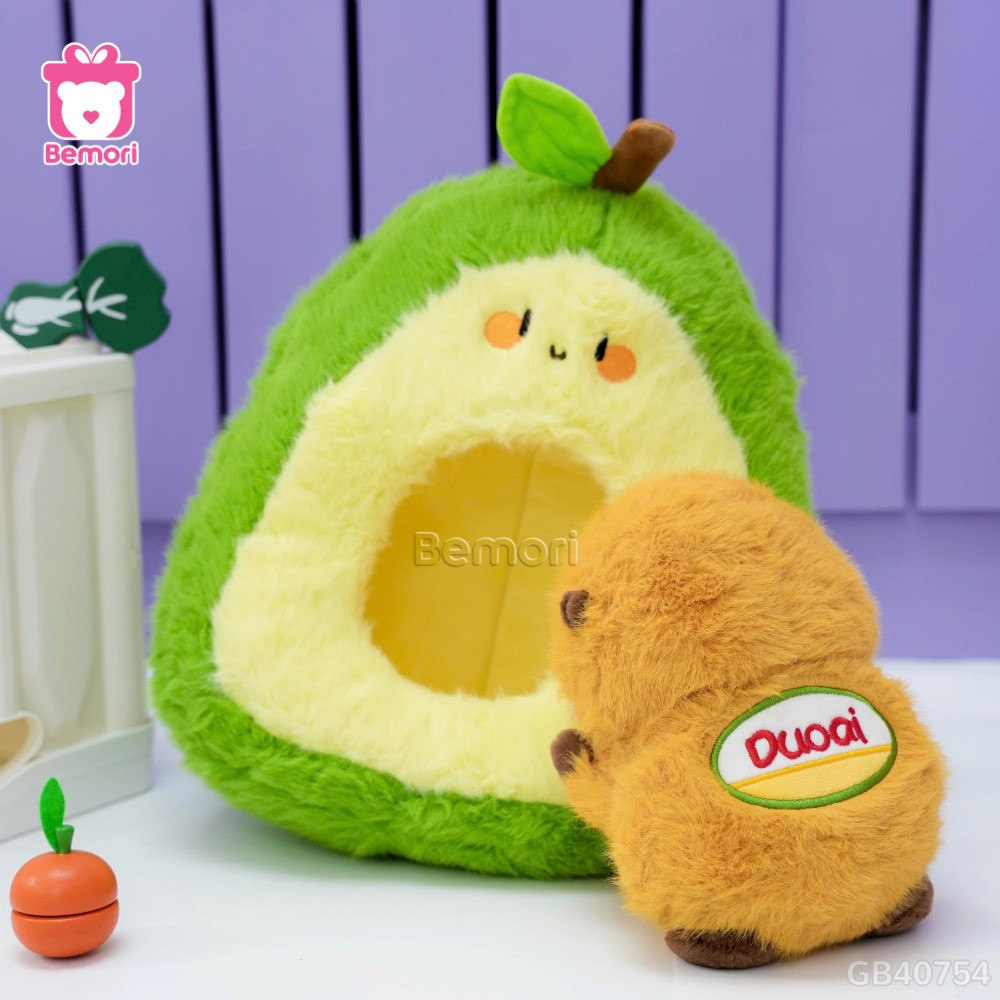 Gấu Bông Quả Bơ 2in1 Capybara
