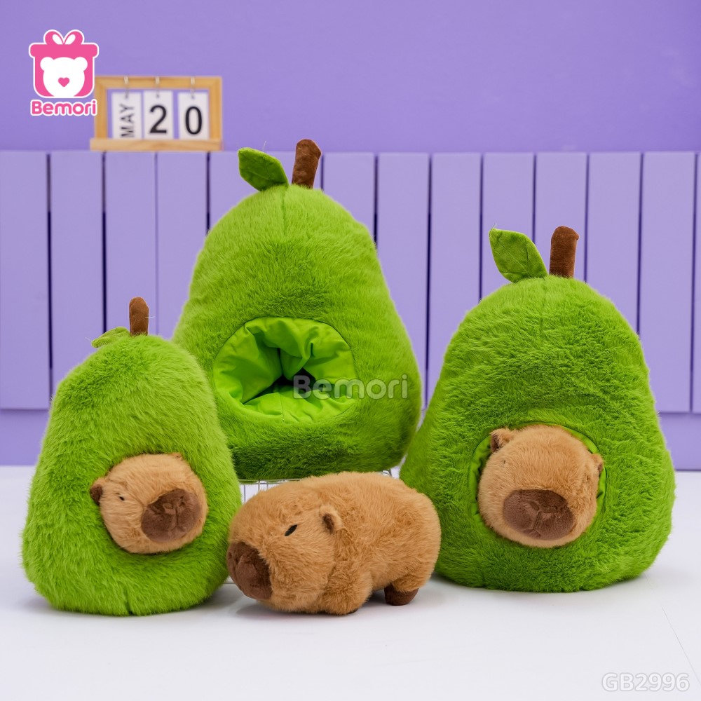 Quả Bơ 2in1 Gấu Bông Capybara