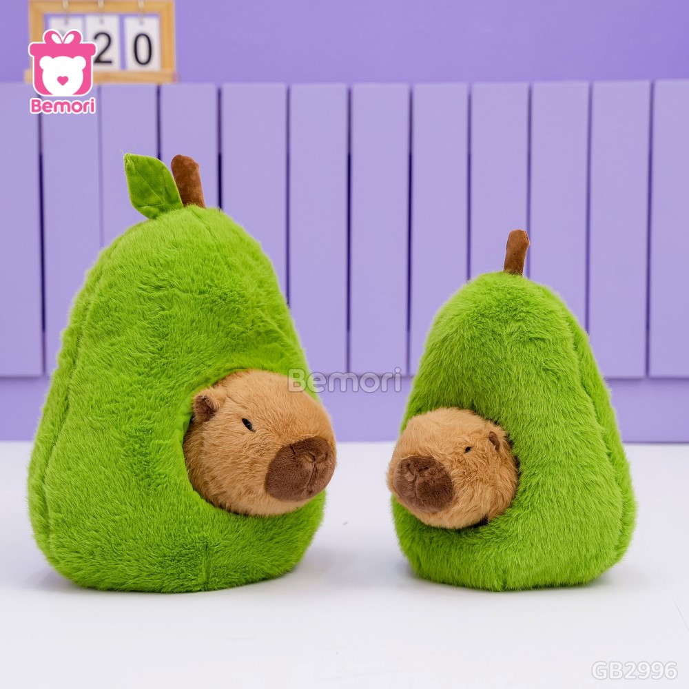 Quả Bơ 2in1 Gấu Bông Capybara đa dạng kích thước