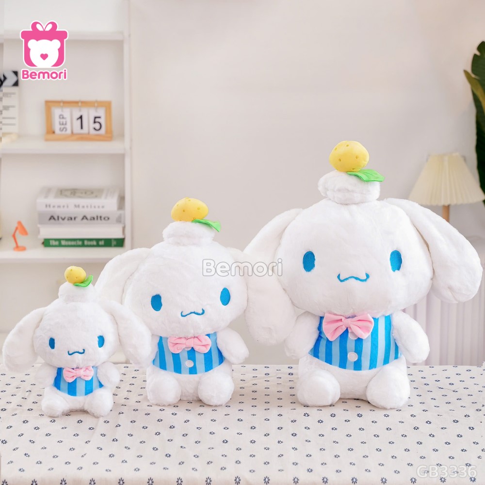 Gấu Bông Cinnamoroll Đội Bánh Dứa đa dạng kích thước