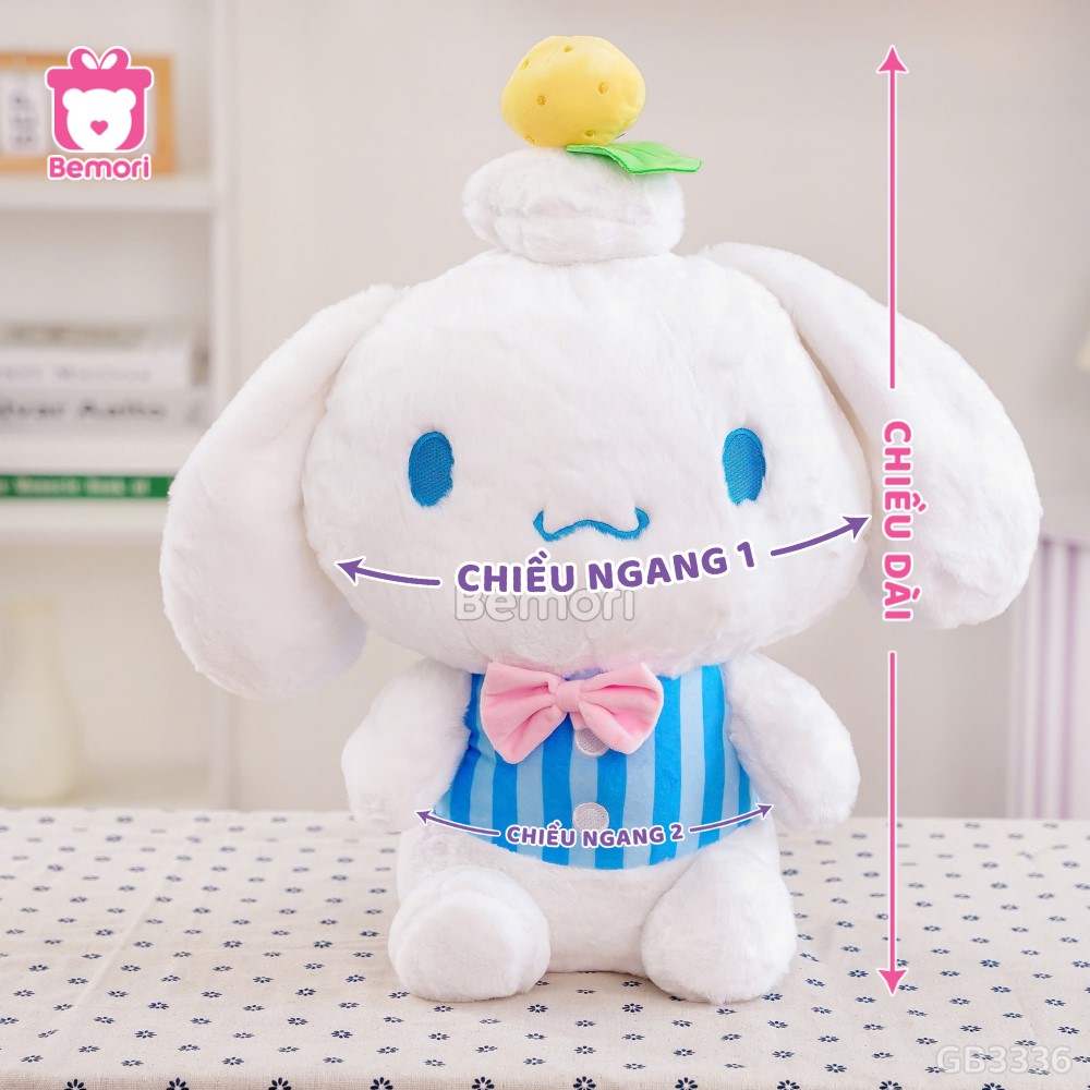 Gấu Bông Cinnamoroll Đội Bánh Dứa