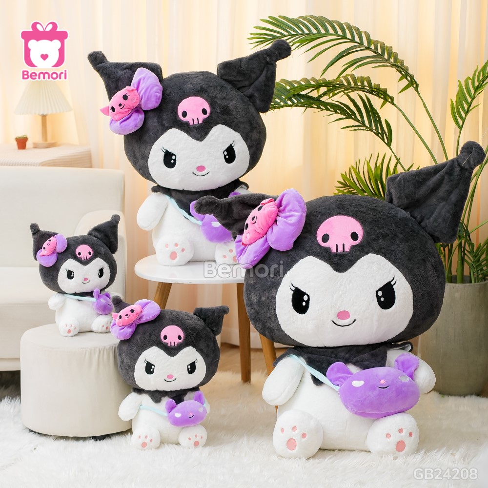 Gấu Bông Kuromi Đeo Túi Bigsize