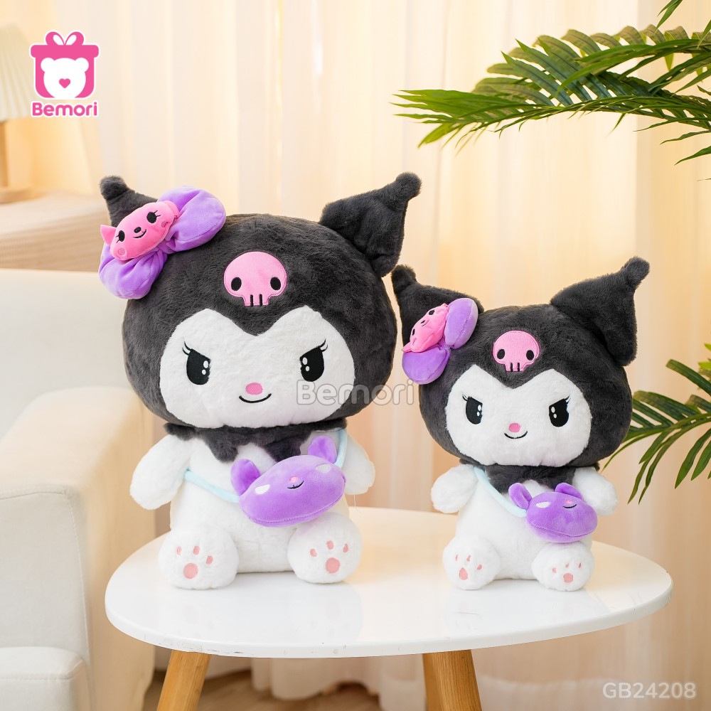 Gấu Bông Kuromi Đeo Túi dễ thương