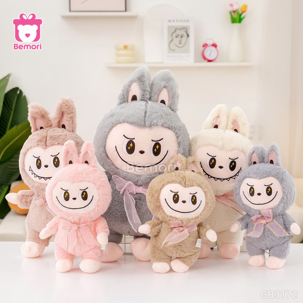 Gấu bông Labubu Đeo Nơ