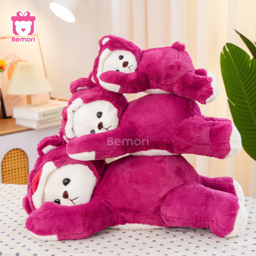 Gấu Bông Lena Cosplay Lotso Nằm