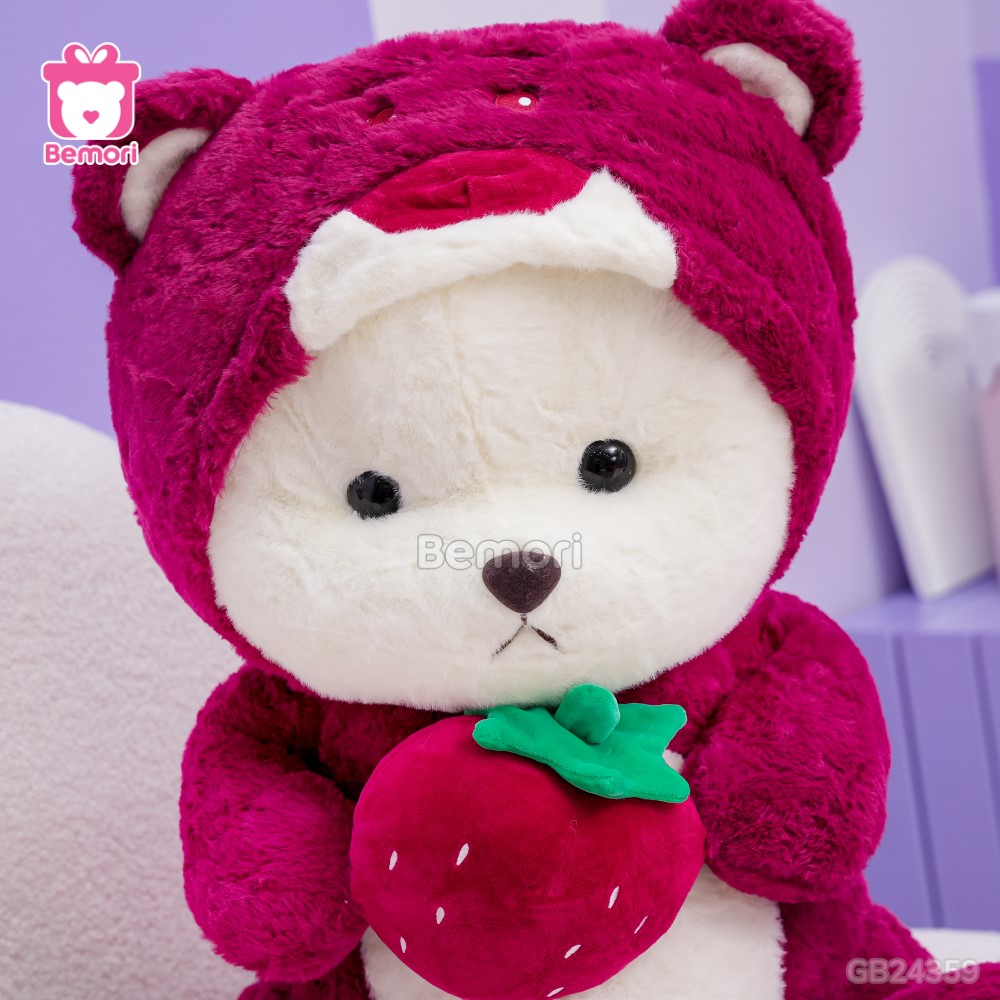 Gấu Bông Lena Cosplay Lotso Ôm Dâu lông mềm cao cấp