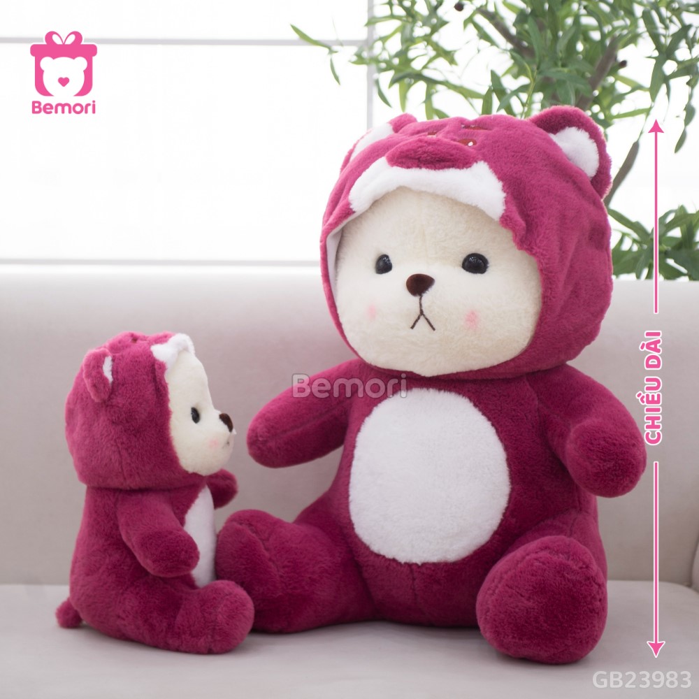 Cách đo kích thước của Gấu Bông Lena Cosplay Lotso