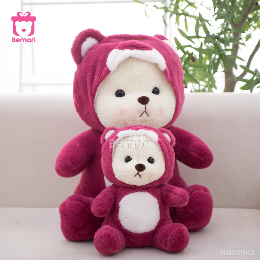 Gấu Bông Lena Cosplay Lotso kiểu dáng cực đáng yêu