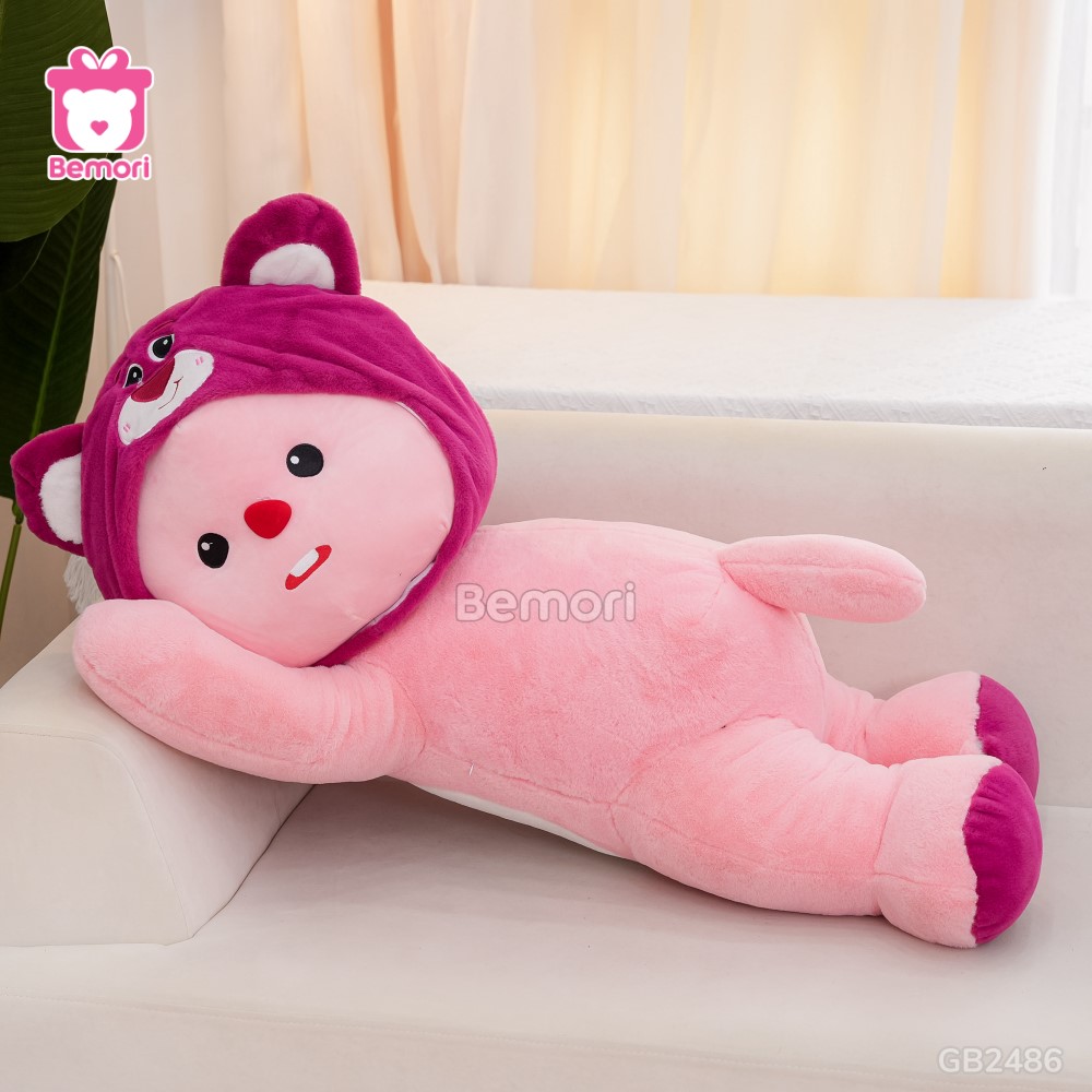 Gấu Bông Loopy Cosplay Lotso Nằm