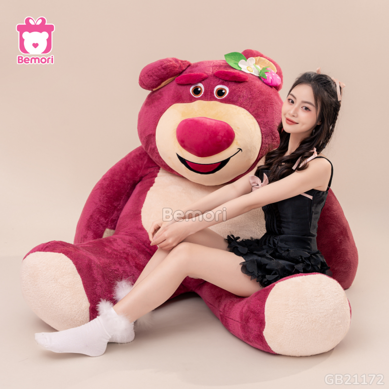 Gấu Bông Big Lotso Tai Dâu Đứng