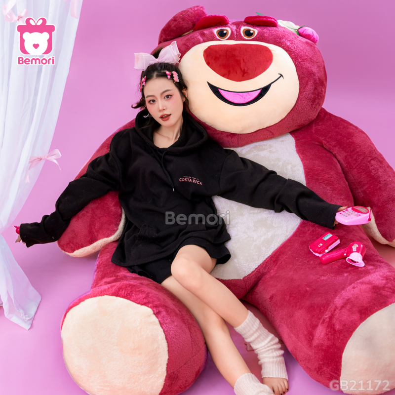 Gấu Bông Big Lotso Tai Dâu Đứng