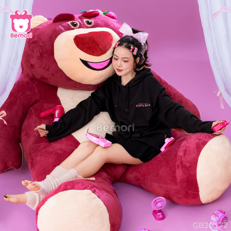 Gấu Bông Big Lotso Tai Dâu Đứng