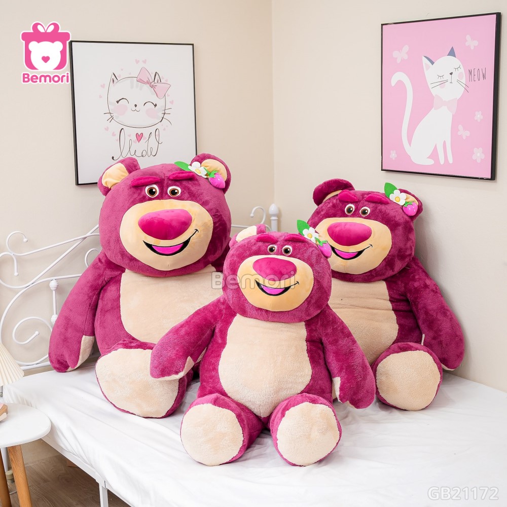 Gấu Bông Big Lotso Tai Dâu Đứng