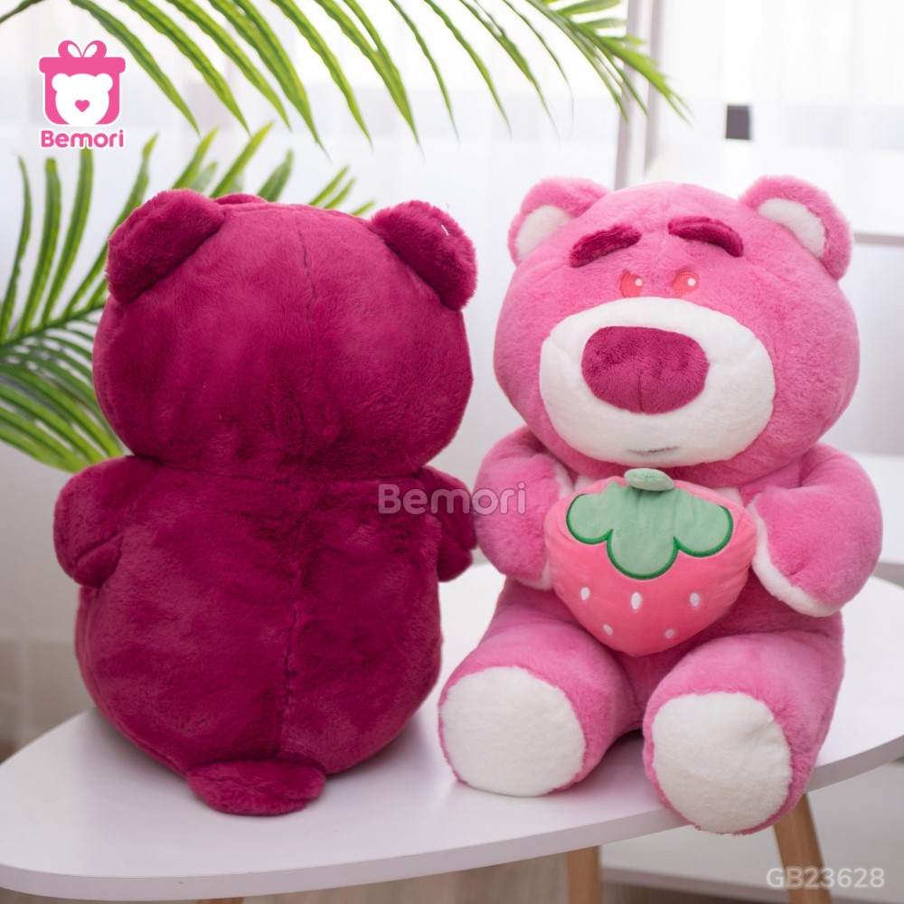 Gấu Bông Lotso Baby Ôm Dâu thiết kế chắc chắn