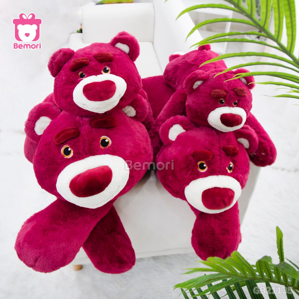 Gấu Bông Lotso Đỏ Nằm màu sắc xinh xắn