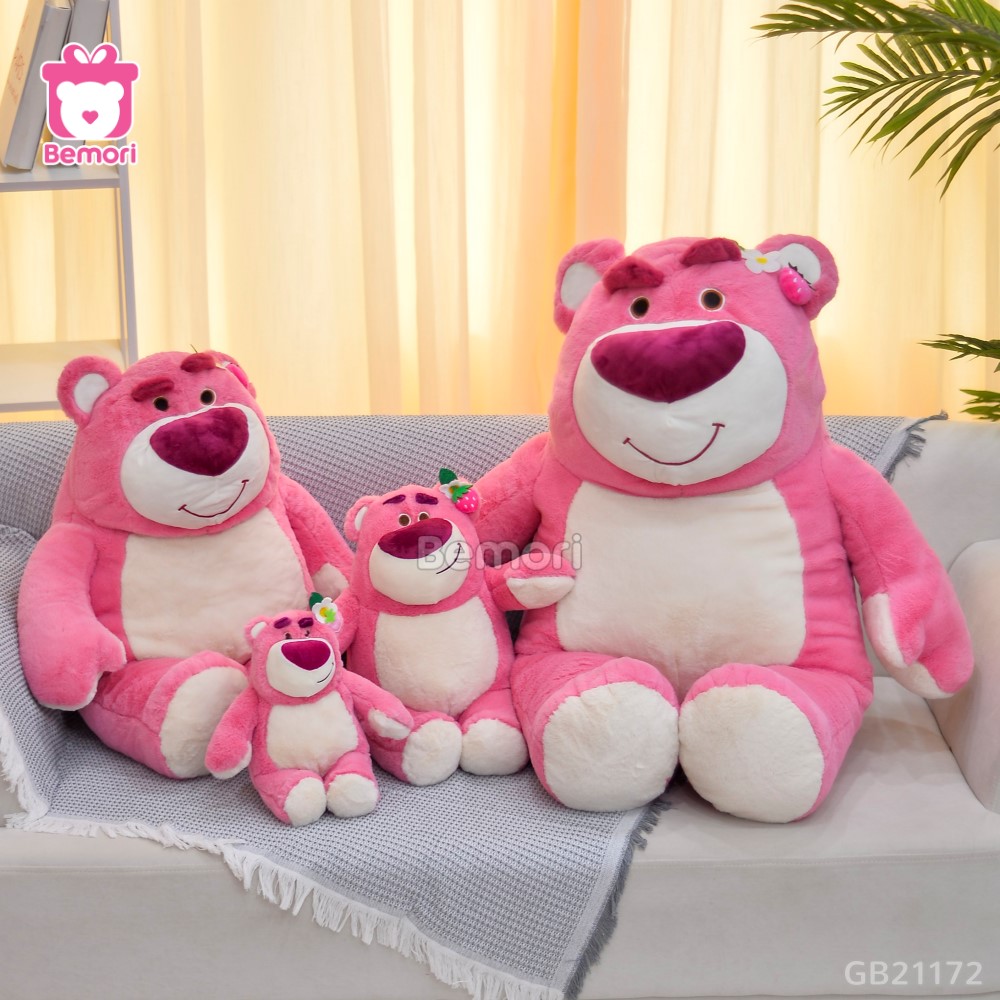 Gấu Bông Lotso Tai Dâu Đứng